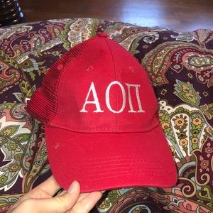 Alpha omicron pi hat